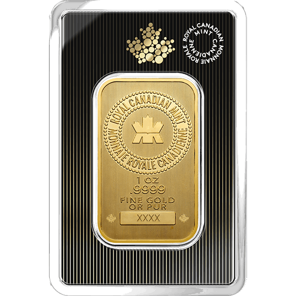 1 oz Gold Bar RCM