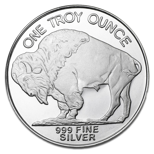 1 oz Silver Round Buffalo