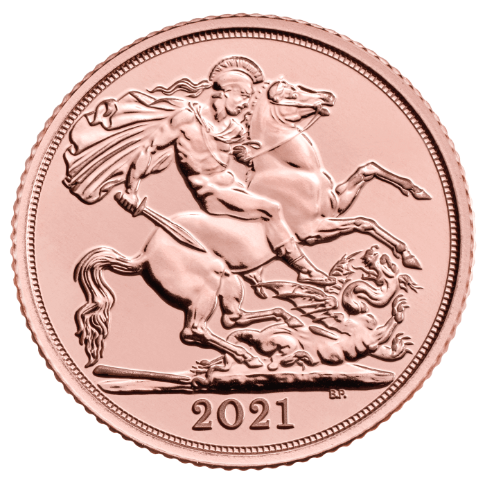 1/2 English Gold Sovereign