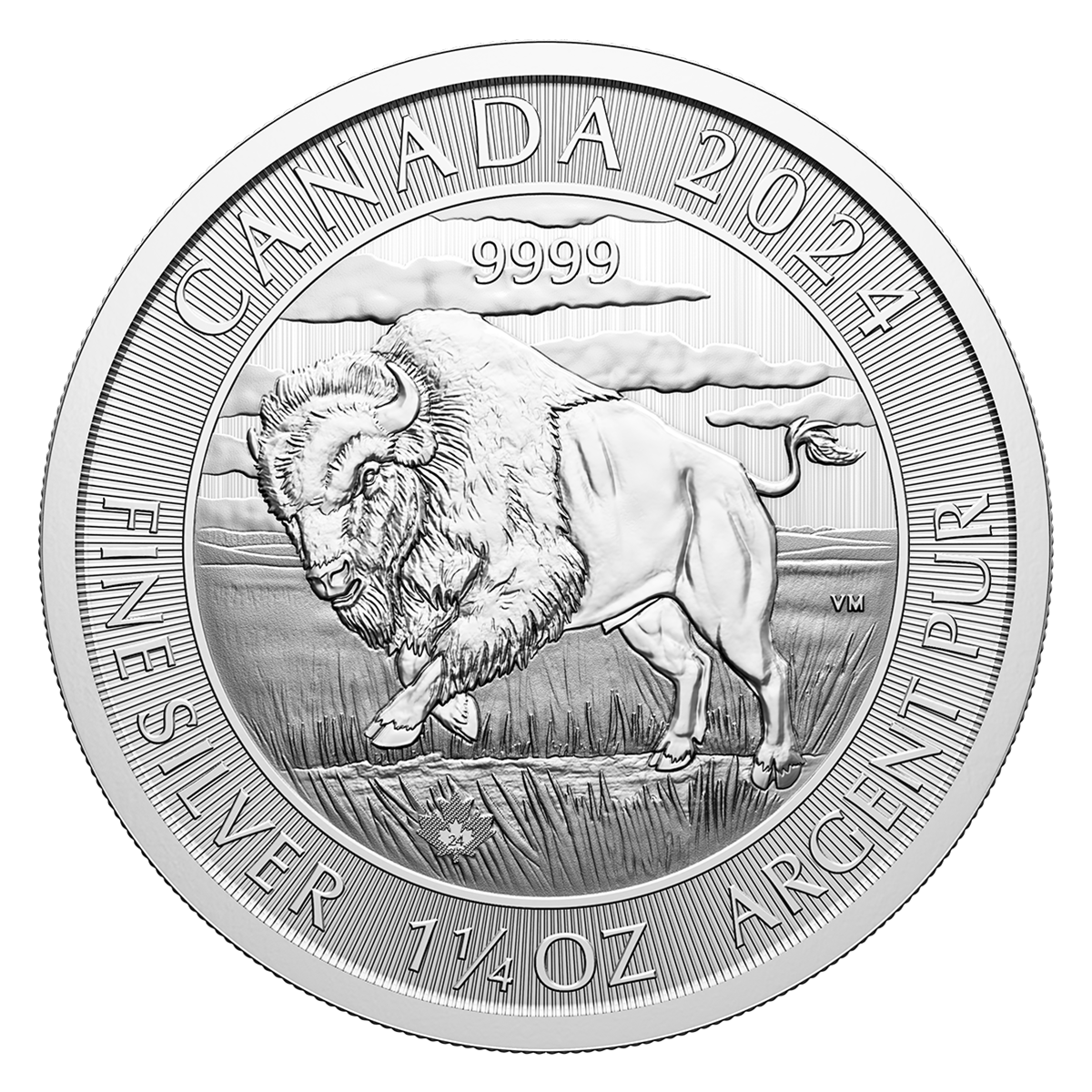 1.25 oz Canadian Silver Buffalo - Year Varies