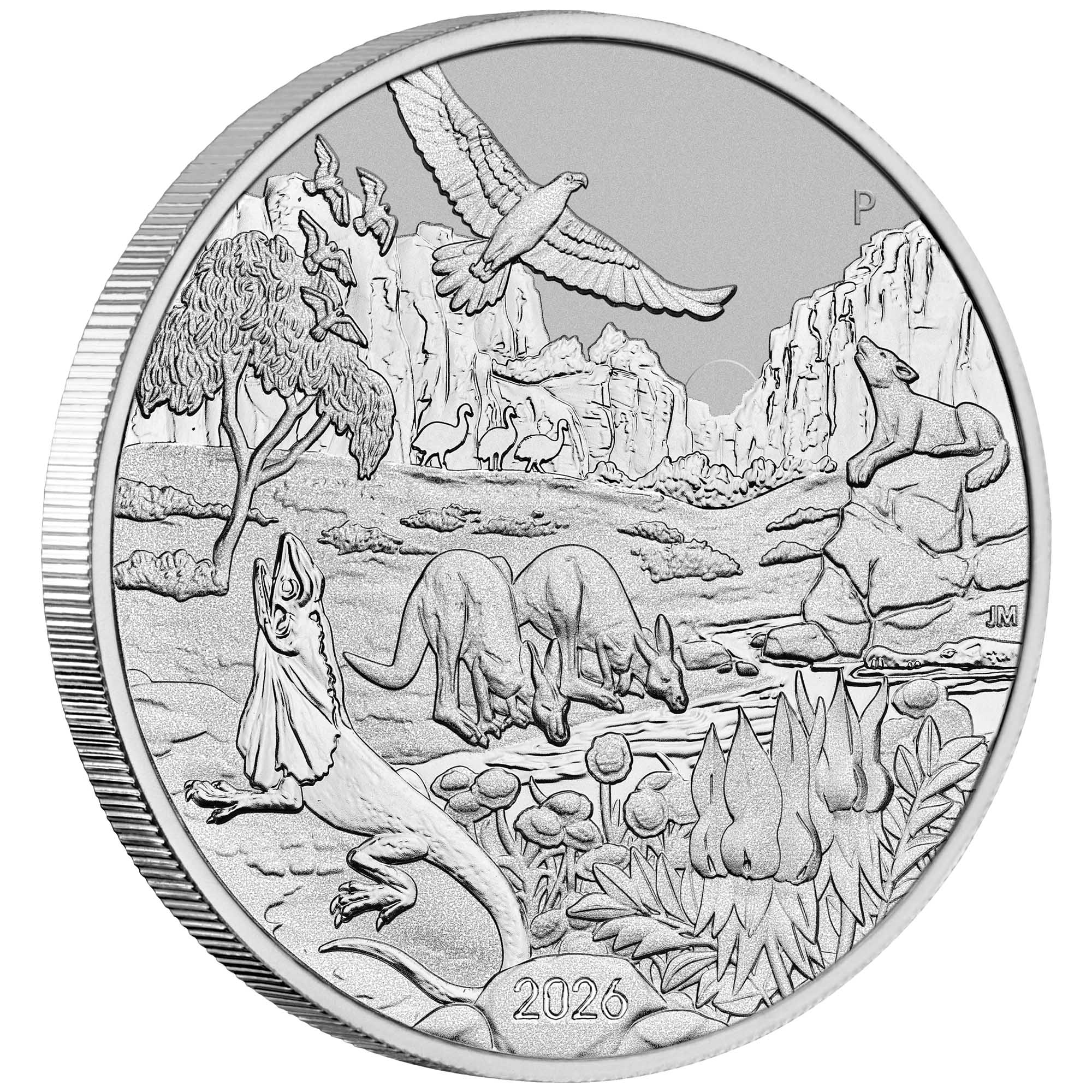 2026 1 oz Perth Platinum Wonders Of Australia The Outback