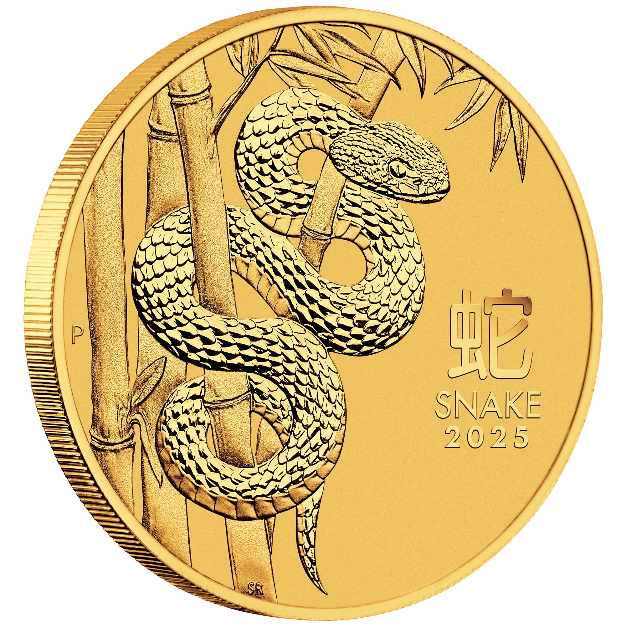 2025 2 oz Perth Mint Gold Snake (lunar Series)
